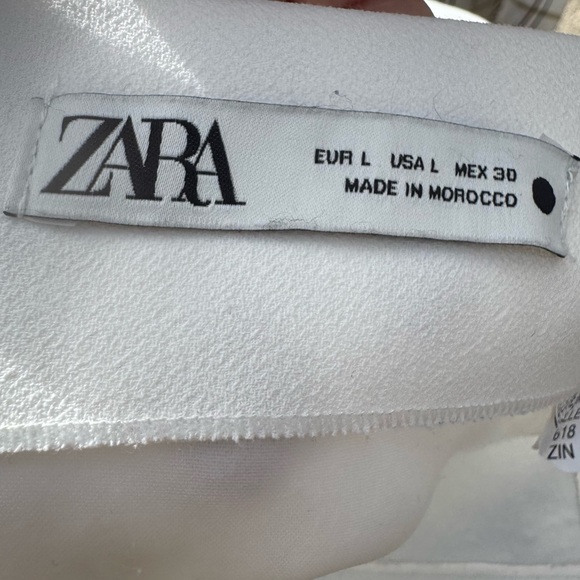 Zara white mini skirt / L / Excellent condition - Picture 10 of 11